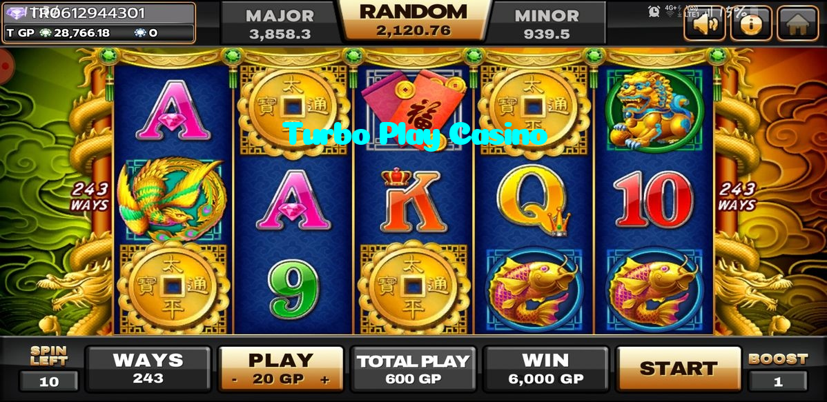 available types of Turbo Play Casino bet including pre-match live express and system bets